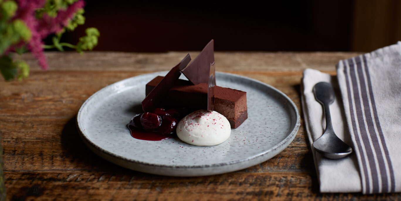 The Stables Chocolate Cherry Pave