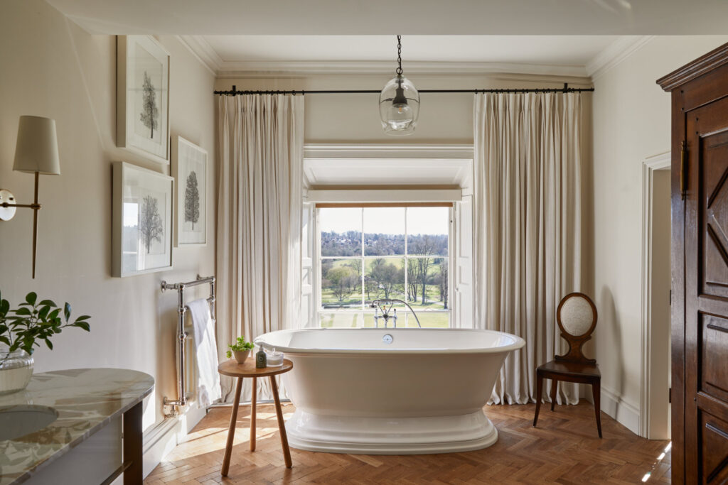 Bathtub in Junior Suite with a View