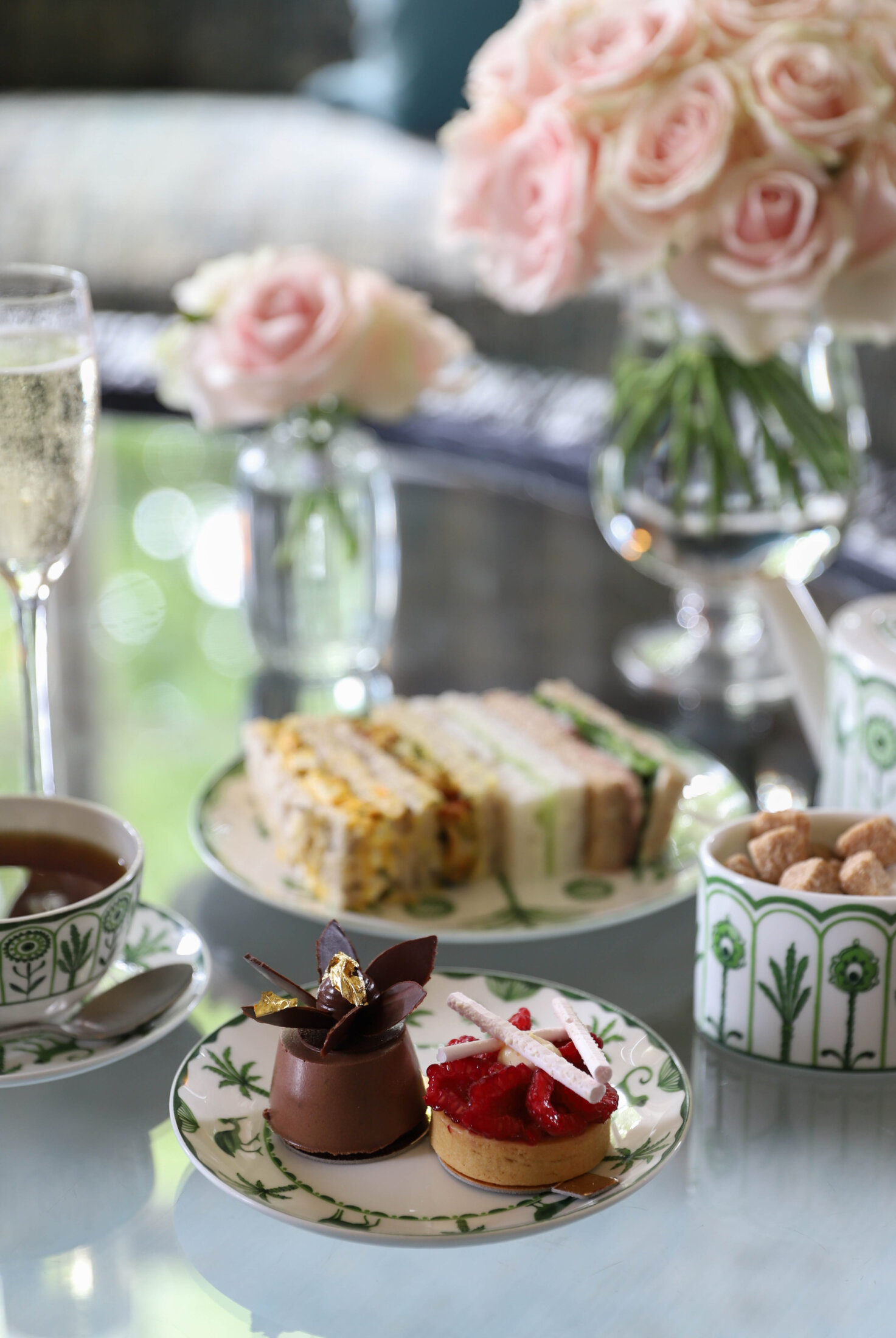 Kew Gardens Rose Themed Afternoon Tea at The Grove