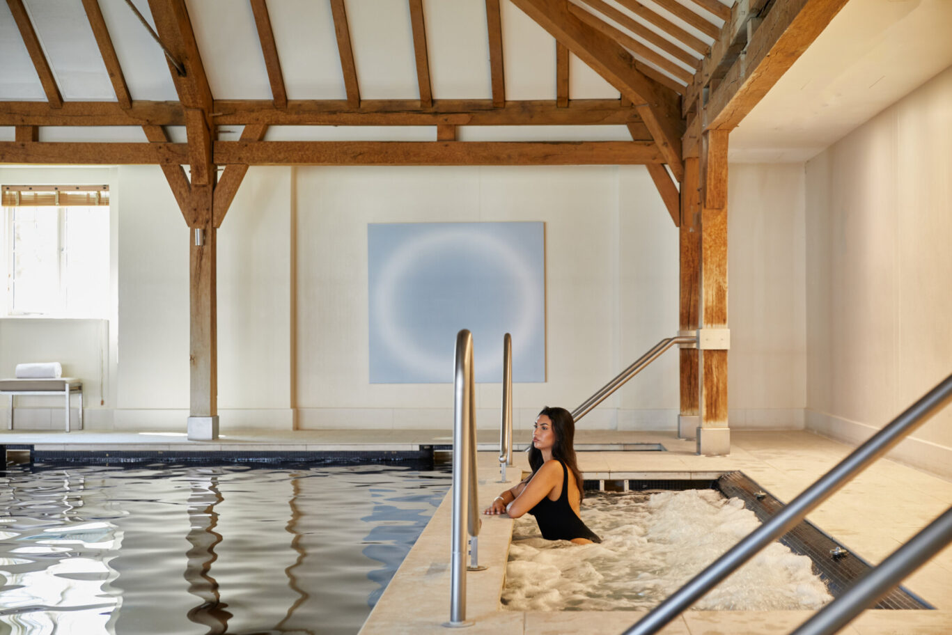 Jacuzzi in the spa